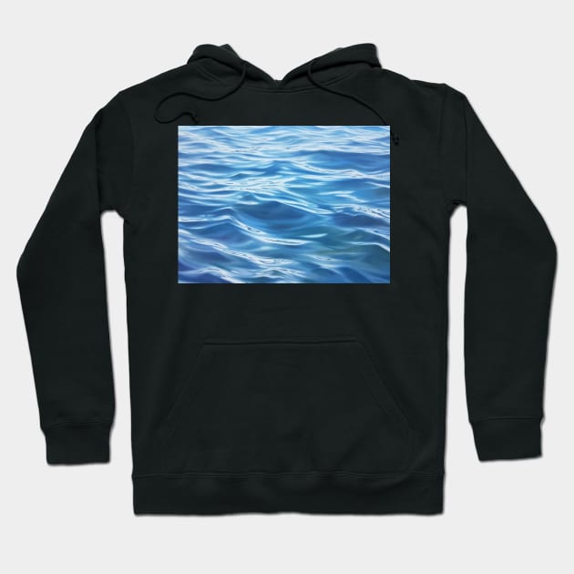 On The Sky Side - lake water painting Hoodie by EmilyBickell